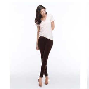 AG Jeans The Legging‎ Super Skinny 30 Low Rise Stretch Chocolate Brown